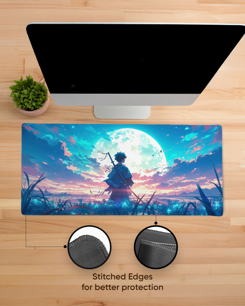 Anime Moon Landscape Desk Mat