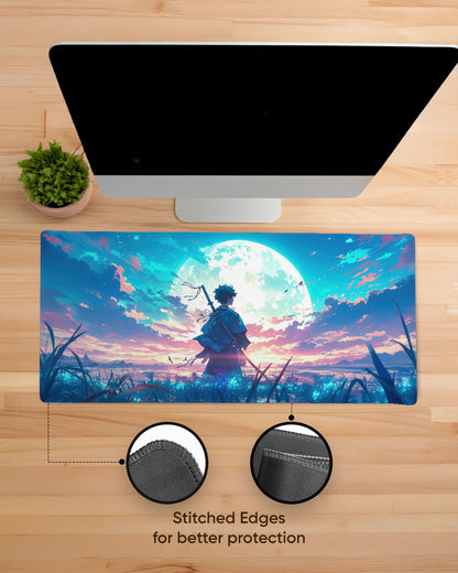 Anime Moon Landscape Desk Mat
