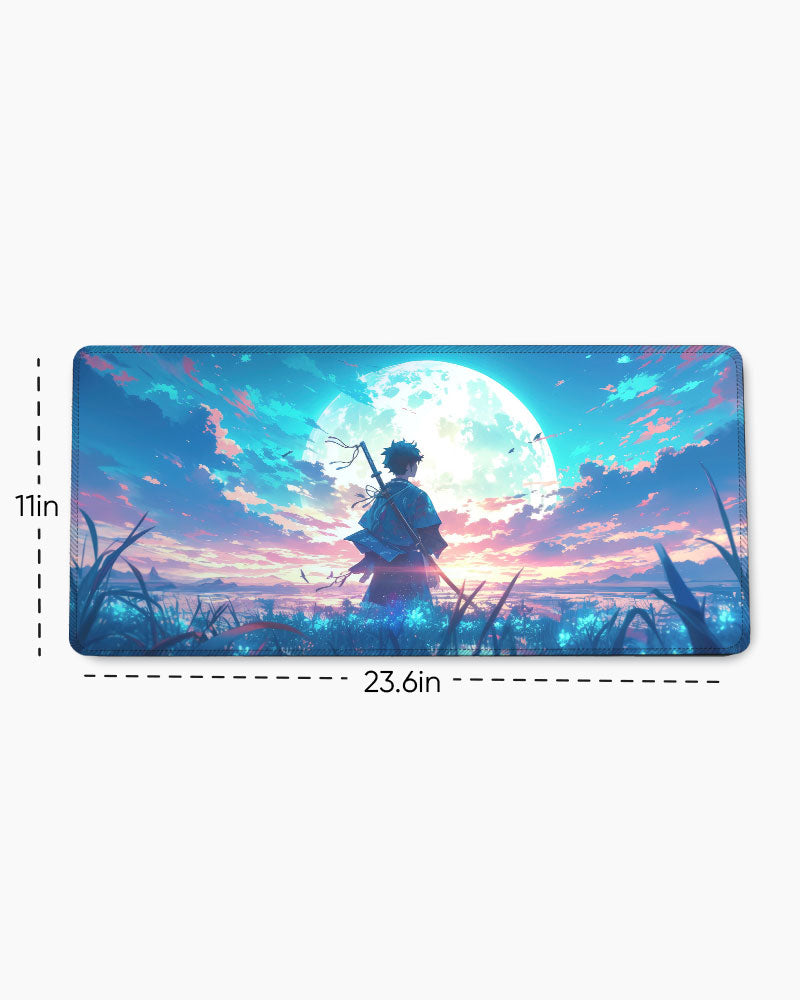 Anime Moon Landscape Desk Mat