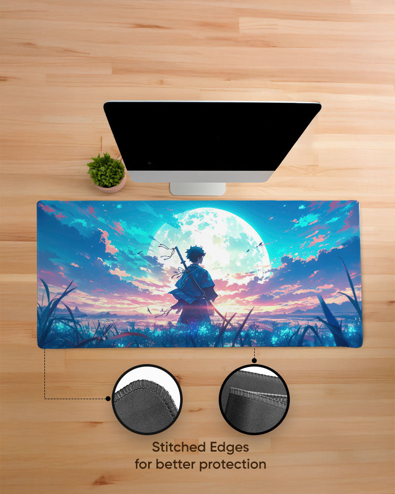 Anime Moon Landscape Desk Mat