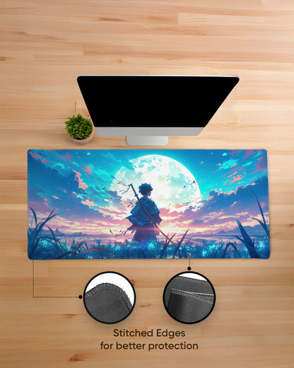 Anime Moon Landscape Desk Mat