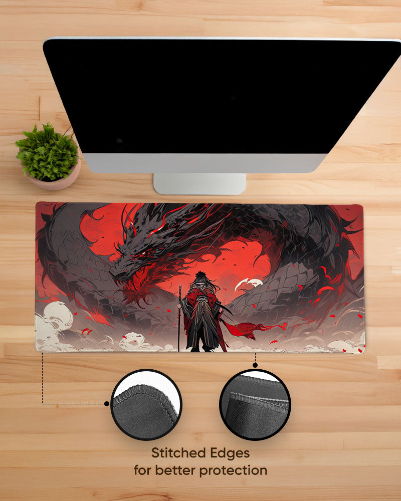 Anime Style Mythical Dragon Creature Desk Mat