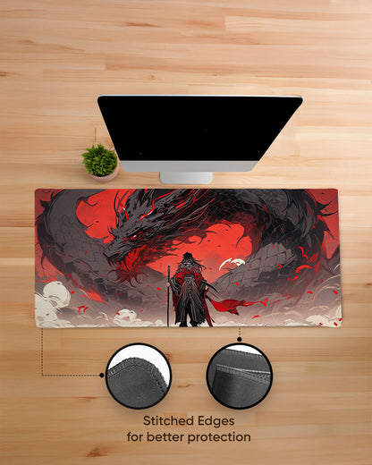 Anime Style Mythical Dragon Creature Desk Mat