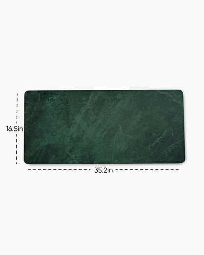 Green Marble Desk Mat