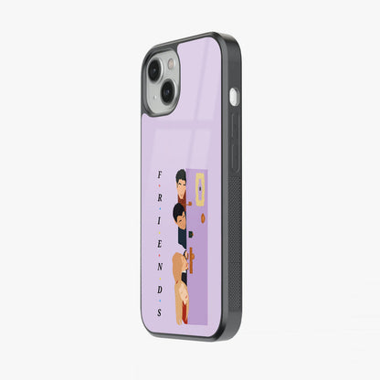 F.R.I.E.N.D.S. Stiker Boob Glass Case