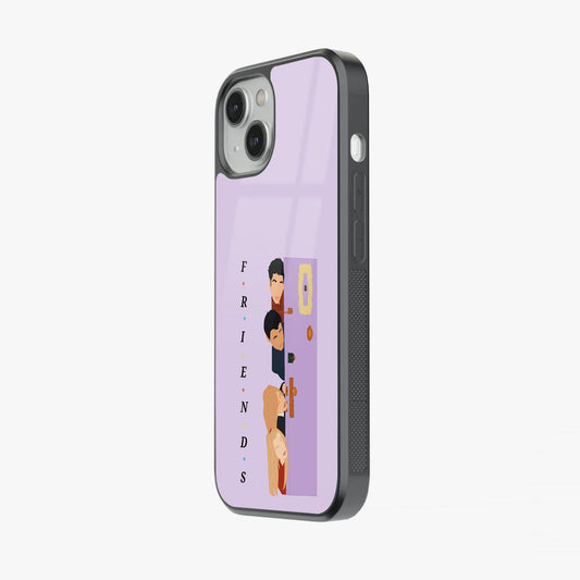 F.R.I.E.N.D.S. Stiker Boob Glass Case