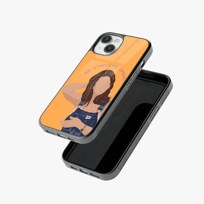 New York Dots Glass Case