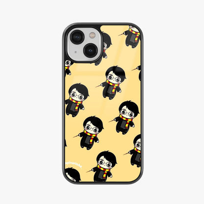 Harry Potter Cartoon  Pattern Glass Case