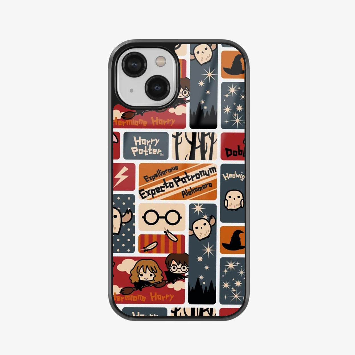 Harry Potter Collage Glass Case