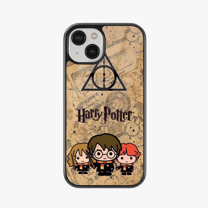 Harry Potter Trio Glass Case