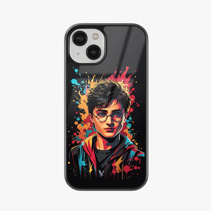 Harry Potter Vibrant Wizard Hero Splash Glass Case