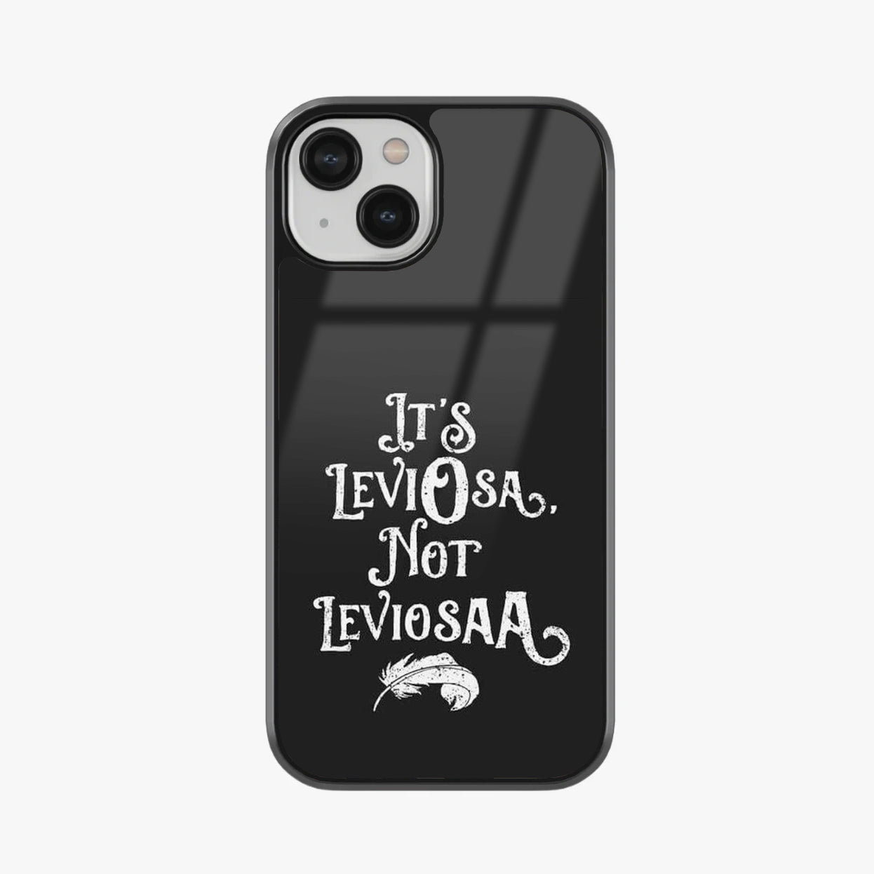 Leviosa Spell Quote Glass Case