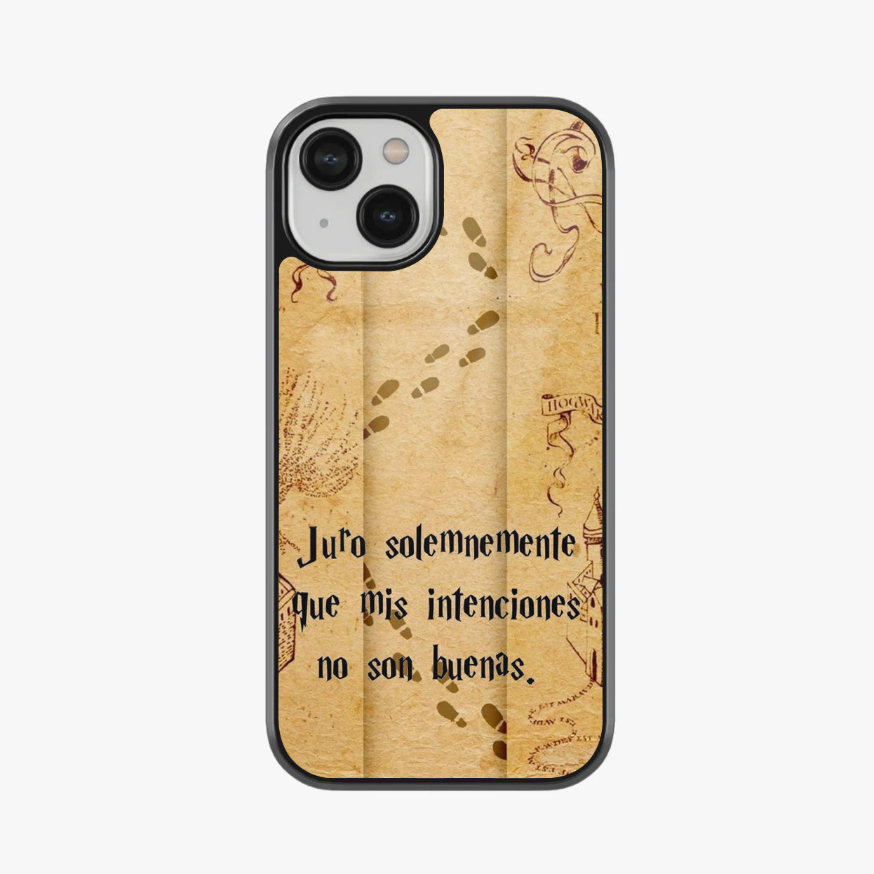 Marauder’s Map Spanish Edition Glass Case