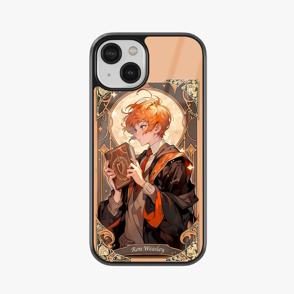 Ron Weasley Art Nouveau Style Glass Case