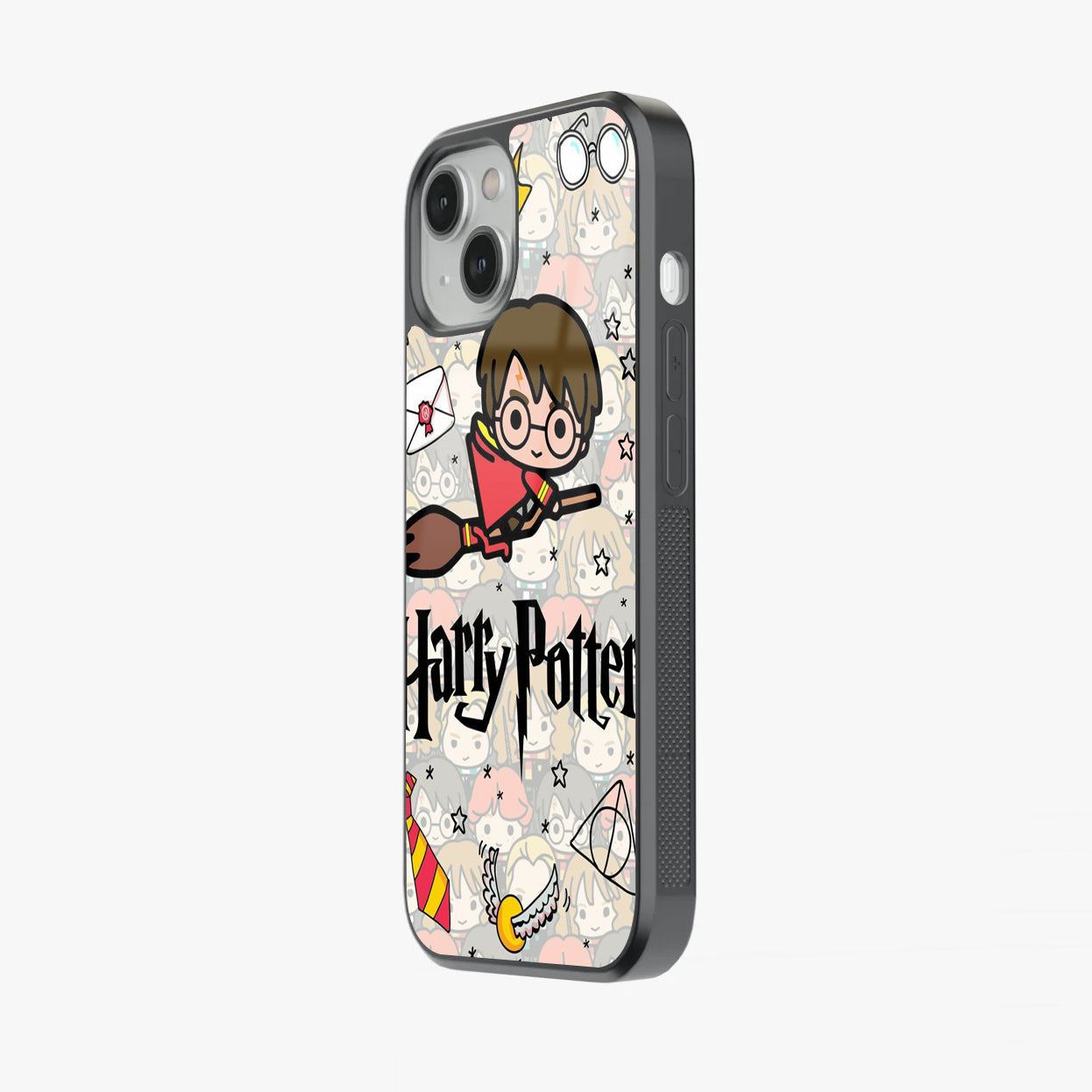 Chibi Harry Potter Magic Icons Glass Case