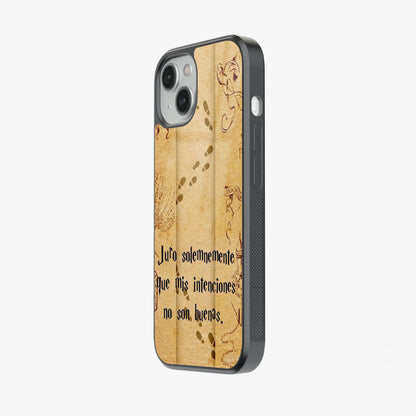 Marauder’s Map Spanish Edition Glass Case