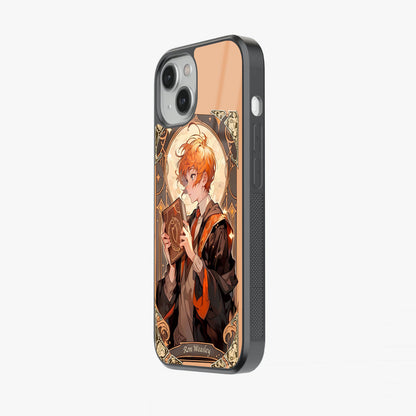 Ron Weasley Art Nouveau Style Glass Case