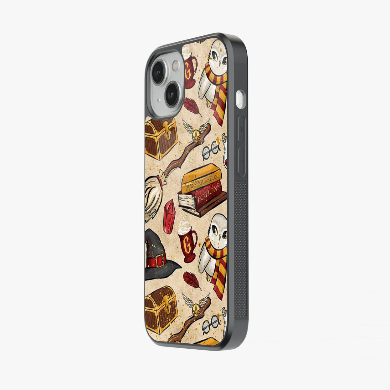 Wizarding Essentials Pattern Glass Case