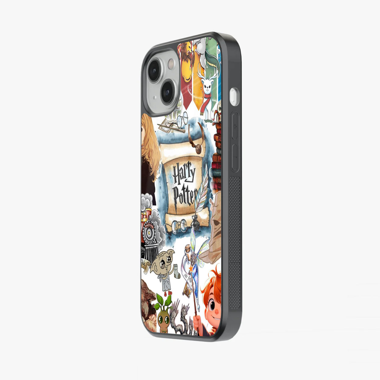 Cute Harry Potter Collage Glass Case