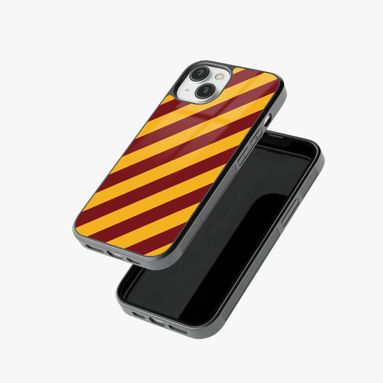 Gryffindor House Pride Stripes Glass Case