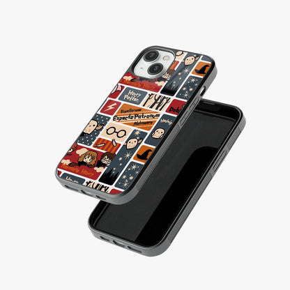 Harry Potter Collage Glass Case