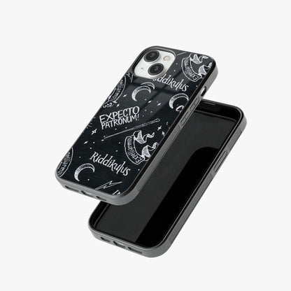 Harry Potter Spell Pattern Glass Case