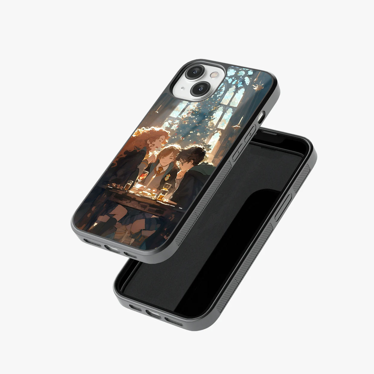 Hogwarts Christmas Feast Glass Case