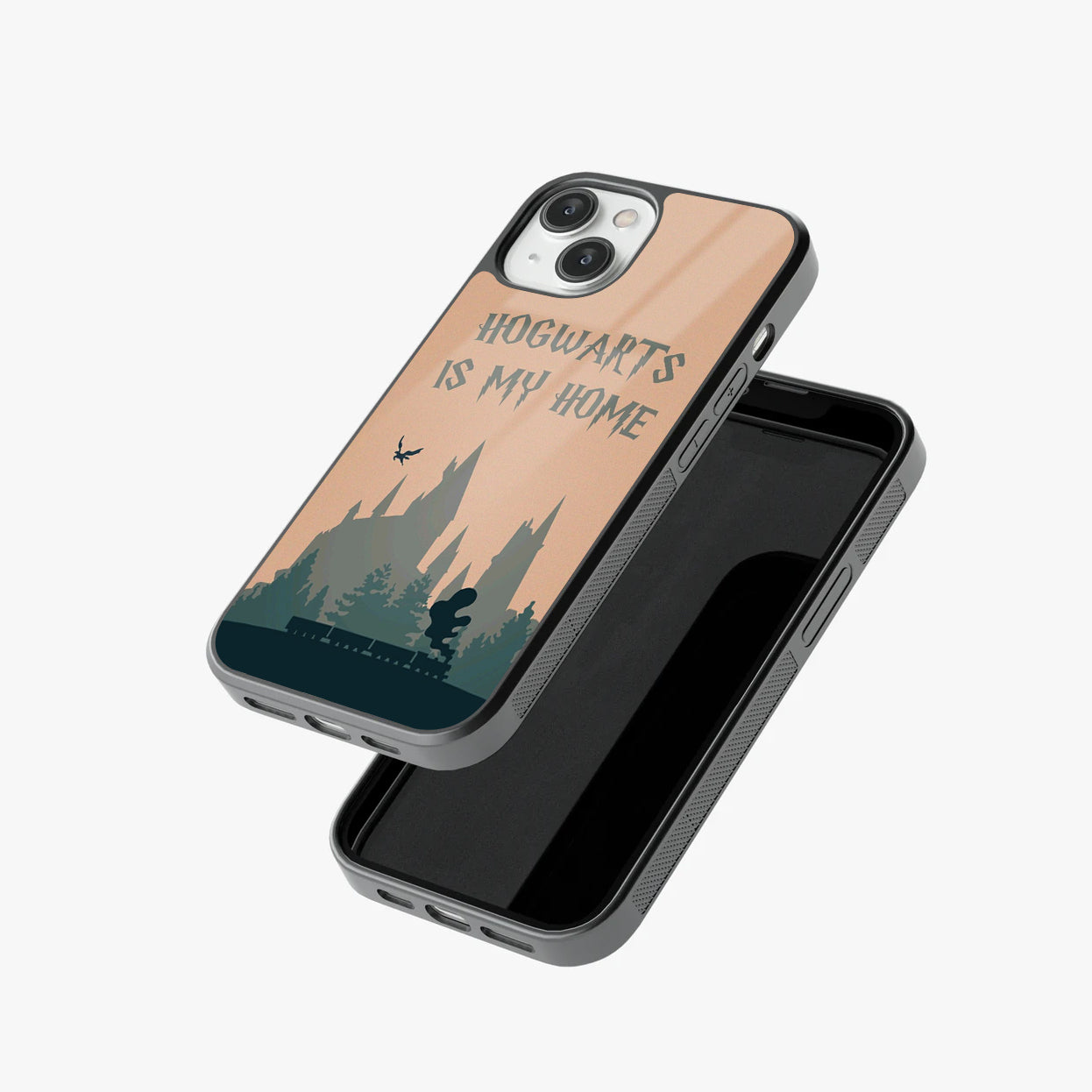 Hogwarts Is My Home Glass Case