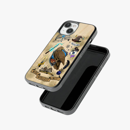 Ravenclaw Wisdom Emblem Glass Case