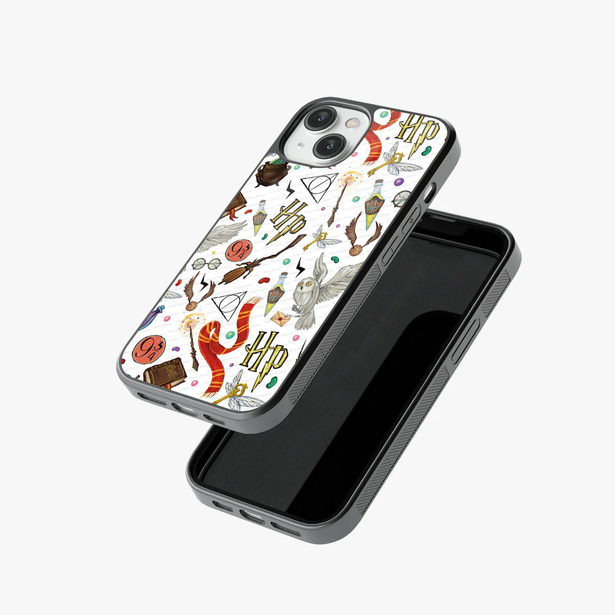 Colorful Wizarding World Glass Case