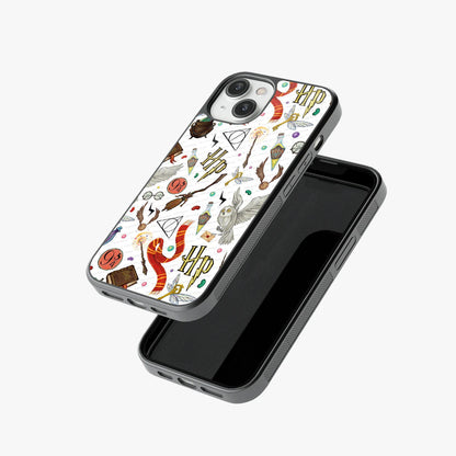 Colorful Wizarding World Glass Case