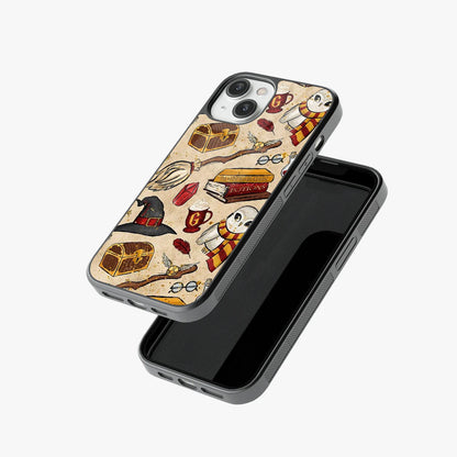 Wizarding Essentials Pattern Glass Case