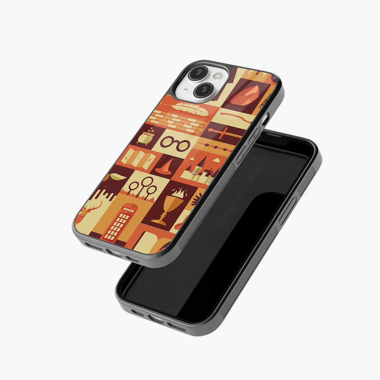 Wizarding World Icons Collage Glass Case