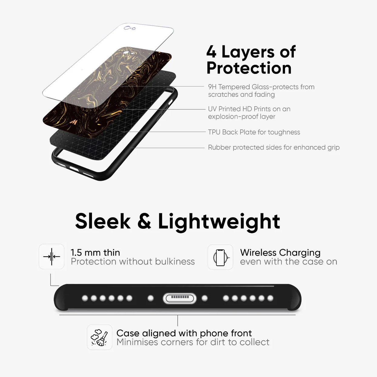 Severus Snape Always Silhouette Glass Case