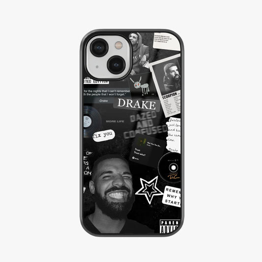 Drake More Life Collage Glass Case