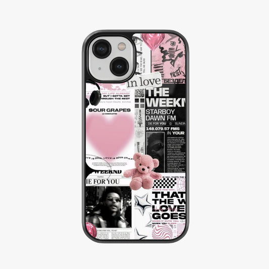 The Weeknd Love Aesthetic Glass Case