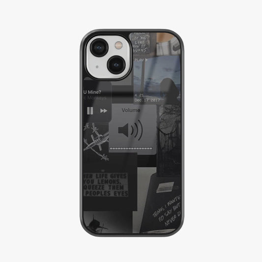 Arctic Monkeys Noir Glass Case