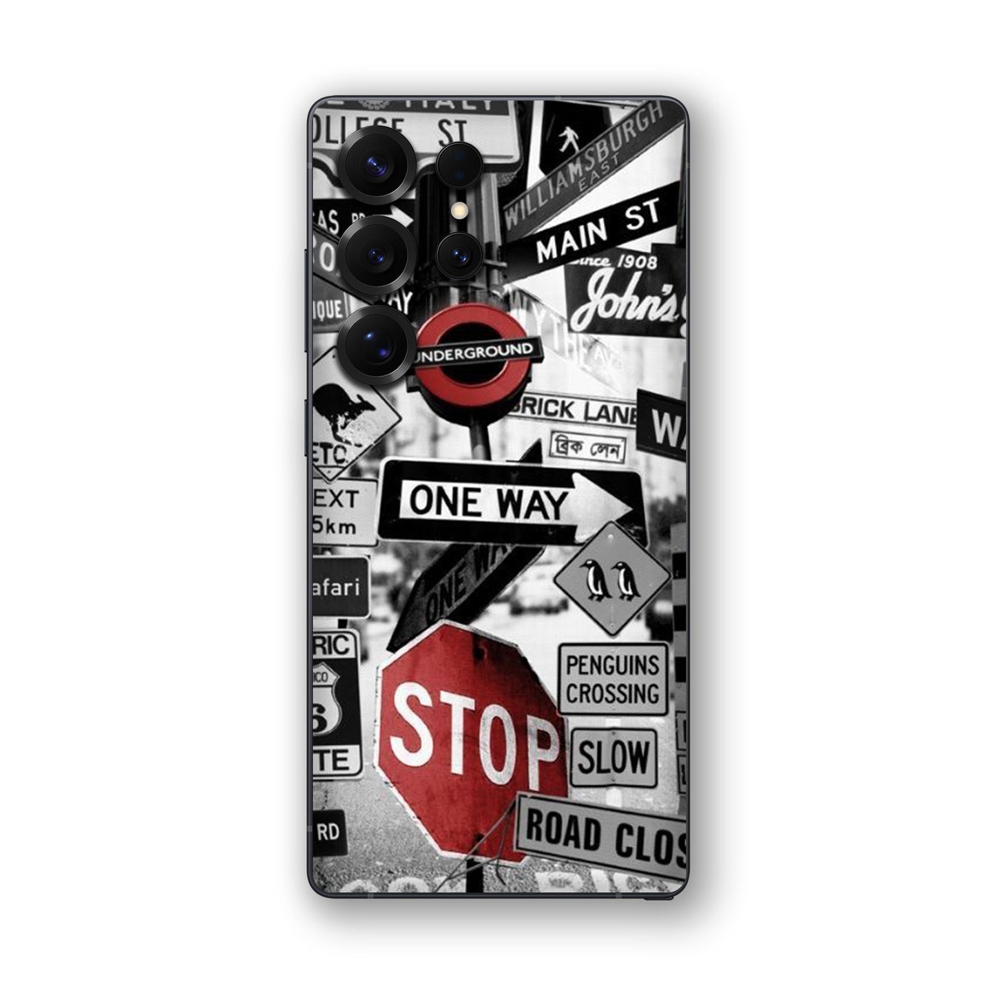 Global Urban Sign Bomb Mobile Skin