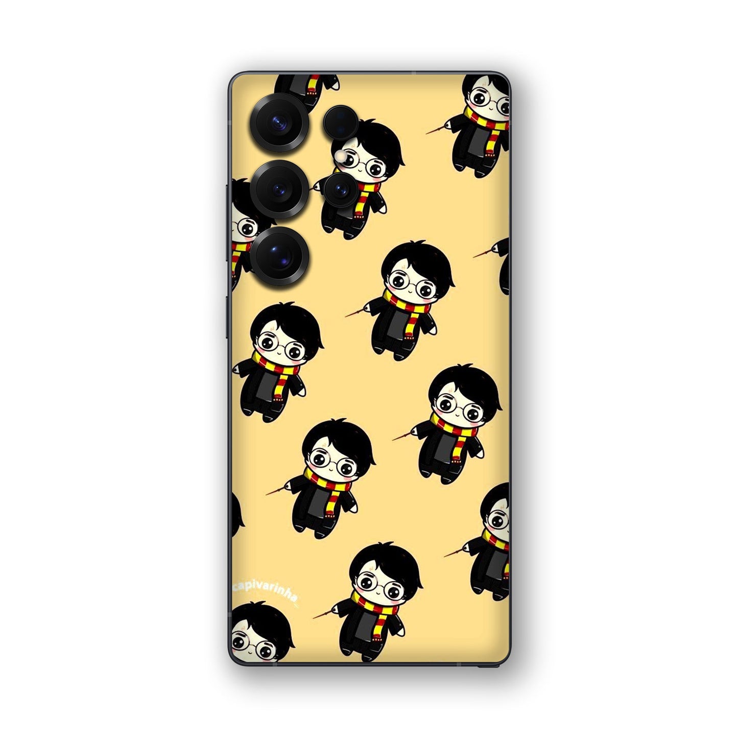 Harry Potter Cartoon Pattern Mobile Skin