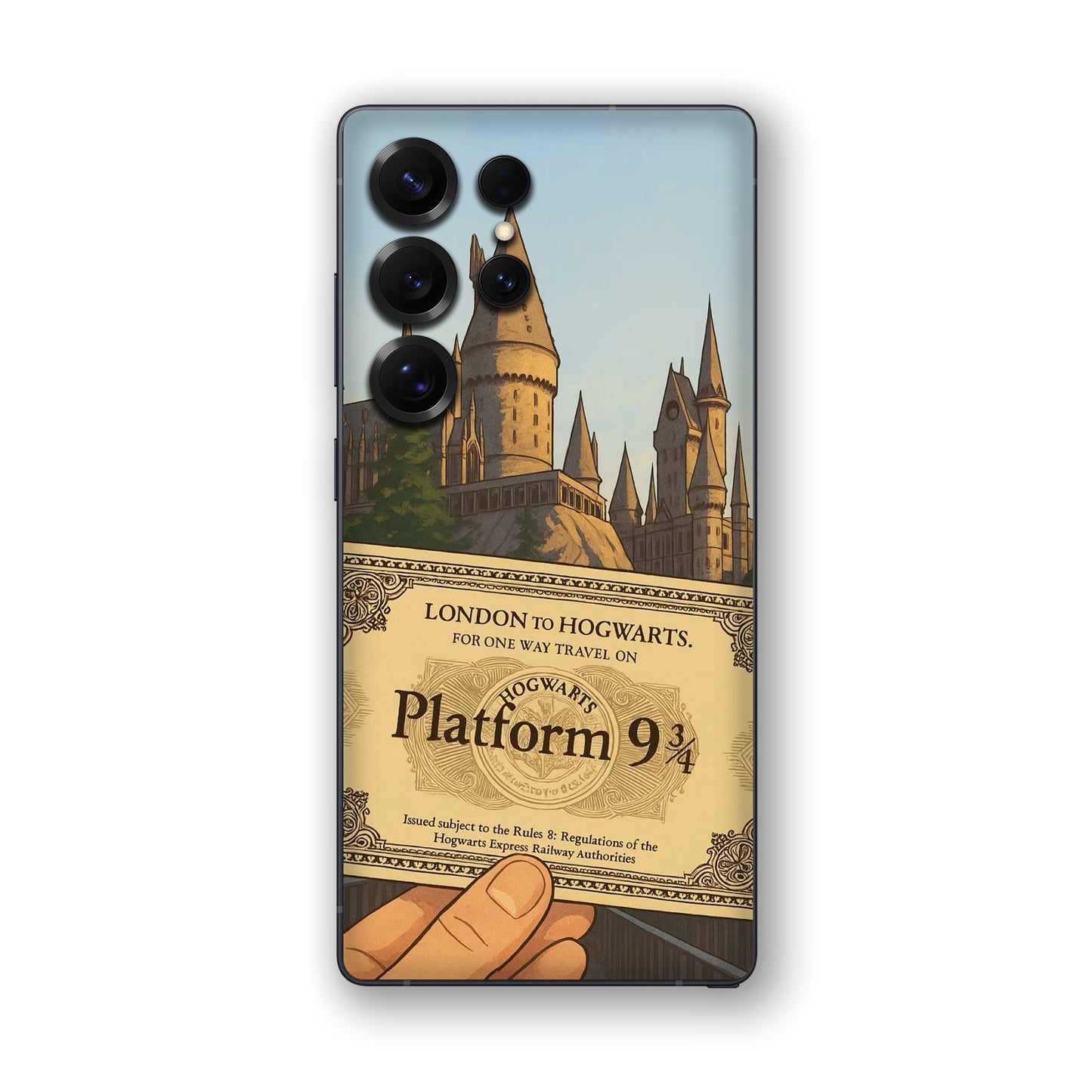 Hogwarts Express Ticket Mobile Skin