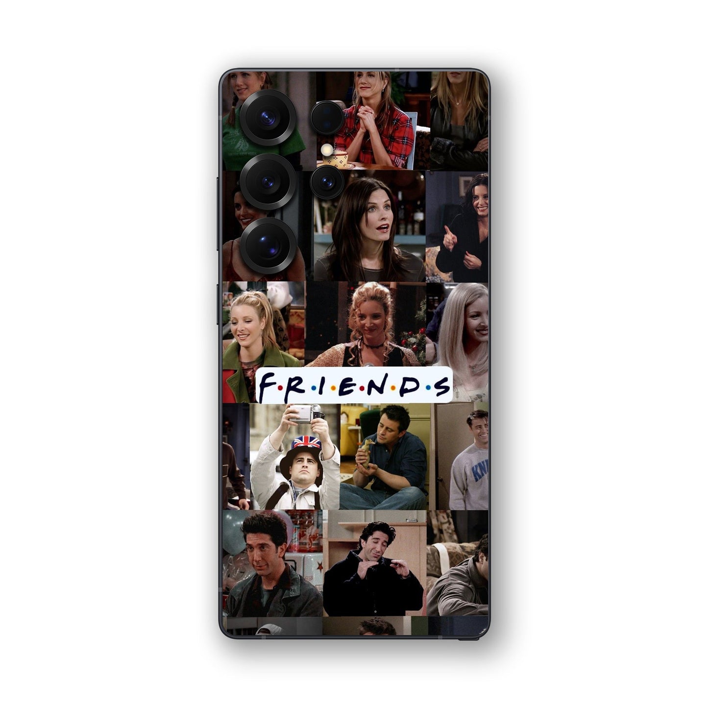 Six Friends Portrait Grid Mobile Skin