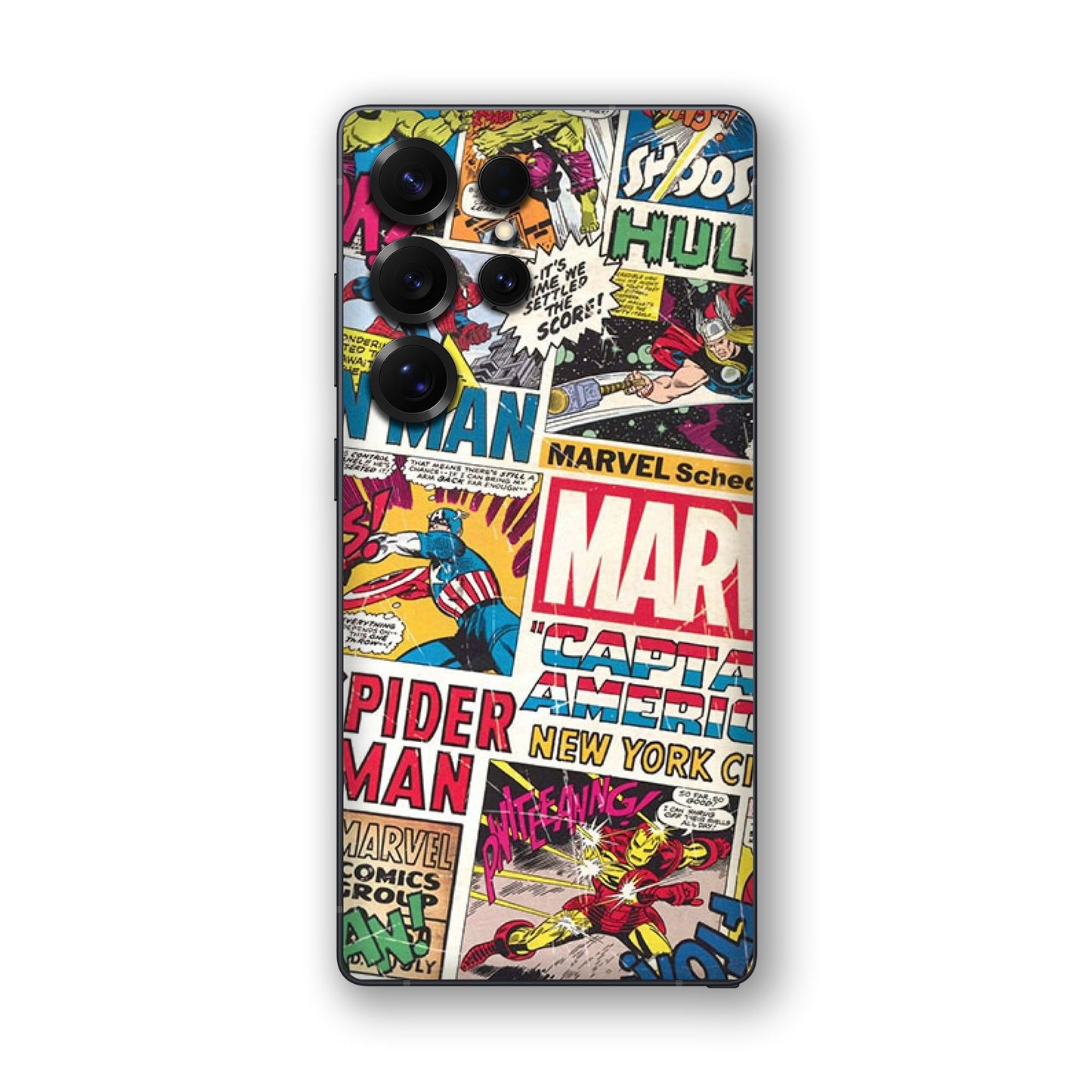 Vintage Marvel Comic Bomb Mobile Skin