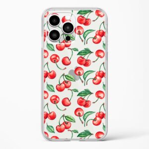 Hand Drawn Fruits Crystal Clear Transparent Case