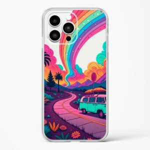 Neon Drift Crystal Clear Transparent Case