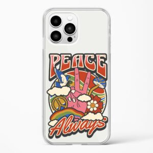 Peace Always Crystal Clear Transparent Case