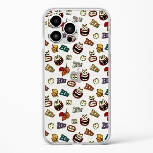Boo Pattern Crystal Clear Transparent Case