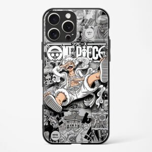 One Piece Manga Collage Glass Case