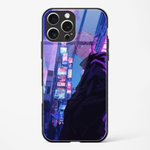 Neon City Streets Glass Case