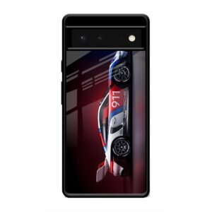 Porsche 911 Racing Legend Glass Case for Google Pixel 6