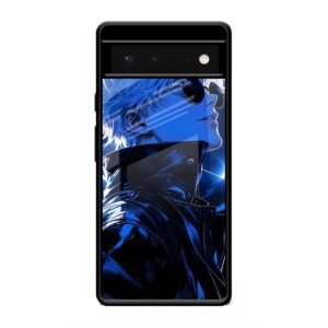 Neon Halo Warrior Glass Case for Google Pixel 6
